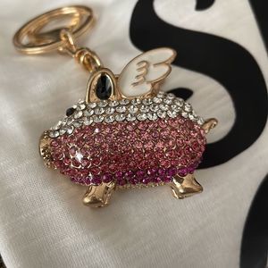 🌸 Petunia the Flying Pig 🌸 Keychain
